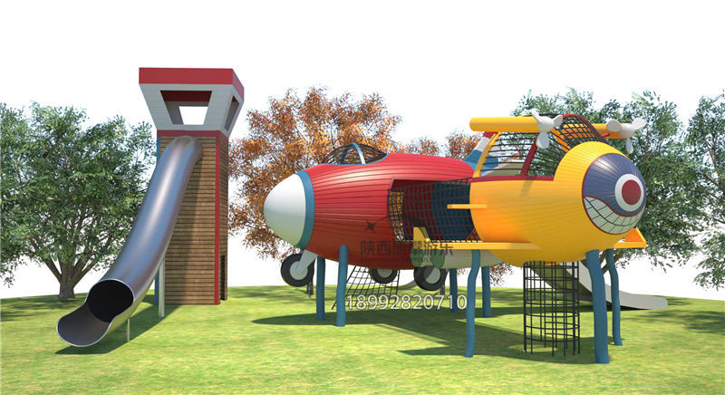 飛機(jī)造型兒童非標(biāo)滑梯 飛機(jī)造型兒童非標(biāo)滑梯